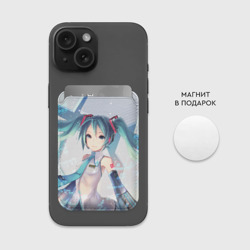 Картхолдер Magsafe магнитный Мику Хацунэ Miku Hatsune - фото 2