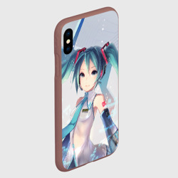 Чехол для iPhone XS Max матовый Мику Хацунэ Miku Hatsune - фото 2