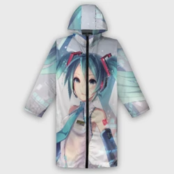 Дождевик унисекс 3D Мику Хацунэ Miku Hatsune