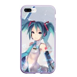 Чехол для iPhone 7Plus/8 Plus матовый Мику Хацунэ Miku Hatsune