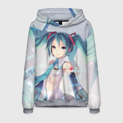 Мужская толстовка 3D Мику Хацунэ Miku Hatsune