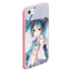 Чехол для iPhone 5/5S матовый Мику Хацунэ Miku Hatsune - фото 2