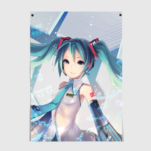 Постер Мику Хацунэ Miku Hatsune