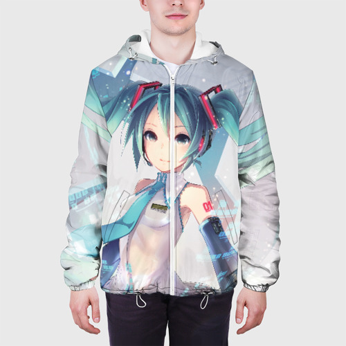 Мужская куртка 3D Мику Хацунэ Miku Hatsune, цвет 3D печать - фото 4