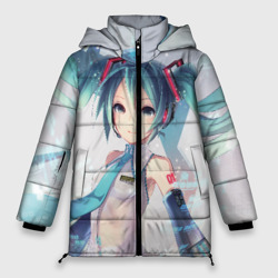 Женская зимняя куртка Oversize Мику Хацунэ Miku Hatsune