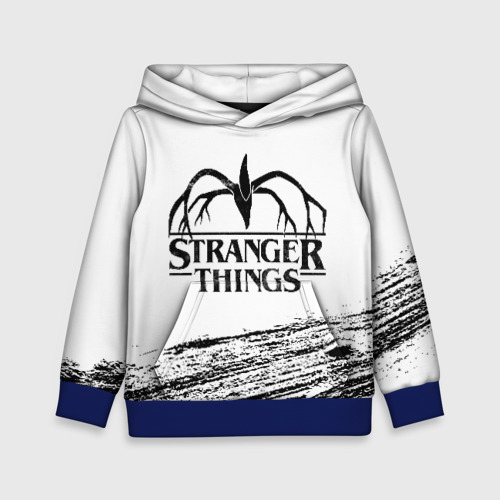 Детская толстовка 3D Stranger things, цвет синий