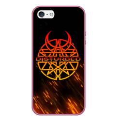 Чехол для iPhone 5/5S матовый Disturbed