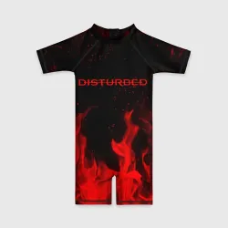 Детский купальный костюм 3D Disturbed на спине