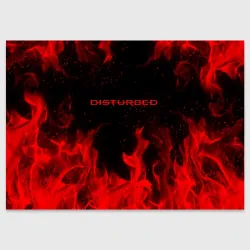 Поздравительная открытка Disturbed на спине