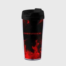 Термокружка-непроливайка Disturbed на спине