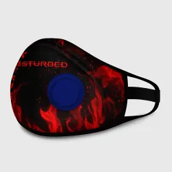 Маска из неопрена Disturbed на спине