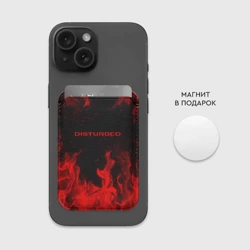 Картхолдер Magsafe магнитный Disturbed на спине - фото 2
