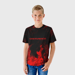Детская футболка 3D Disturbed на спине - фото 2
