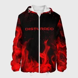 Мужская куртка 3D Disturbed на спине