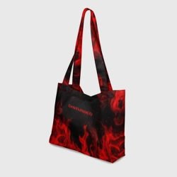 Пляжная сумка 3D Disturbed на спине - фото 2