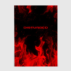 Постер Disturbed на спине