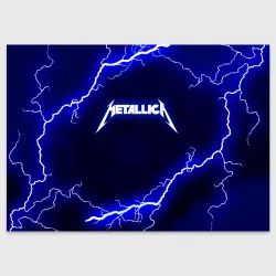 Поздравительная открытка Metallica Металлика