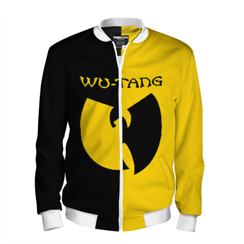 Мужской бомбер 3D Wu tang clan, цвет белый