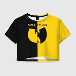 Женская футболка Crop-top 3D Wu tang clan