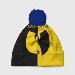 Шапка 3D c помпоном Wu tang clan