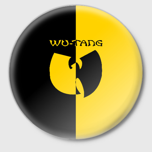 Значок Wu tang clan, цвет белый