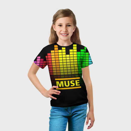 Детская футболка 3D MUSE BAND, цвет 3D печать - фото 5