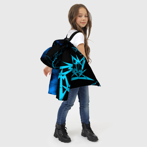Зимняя куртка для девочек 3D Metallica, цвет светло-серый - фото 6