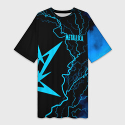 Платье-футболка 3D Metallica