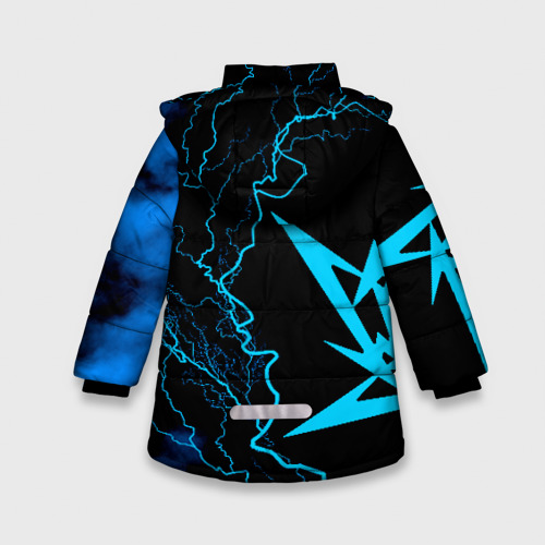 Зимняя куртка для девочек 3D Metallica, цвет черный - фото 2