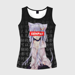 Женская майка 3D Senpai anime neko girl