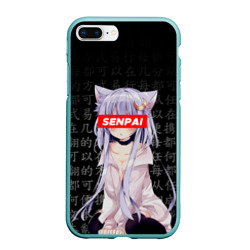 Чехол для iPhone 7Plus/8 Plus матовый Senpai anime