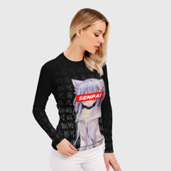 Женский рашгард 3D Senpai anime neko girl - фото 2
