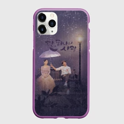 Чехол для iPhone 11 Pro матовый Миссия ангела: Любовь