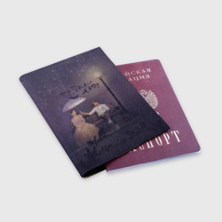 Обложка для паспорта матовая кожа Миссия ангела: Любовь - фото 2