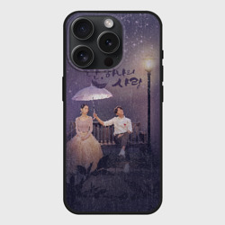 Чехол силиконовый для Apple iPhone 15 Pro матовый Миссия ангела: Любовь