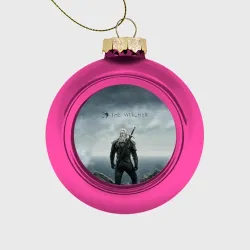 Ёлочный шар стеклянный/пластиковый The Witcher