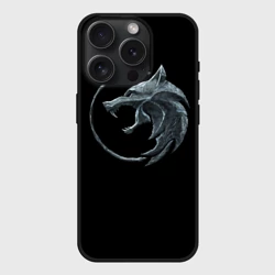 Чехол силиконовый для Apple iPhone 15 Pro матовый Wolf
