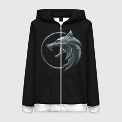 Женская толстовка 3D на молнии Wolf