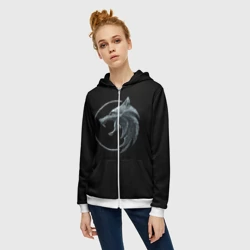 Женская толстовка 3D на молнии Wolf - фото 2