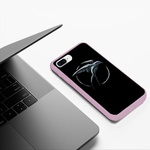 Чехол для iPhone 7Plus/8 Plus матовый Ciri, цвет розовый - фото 5