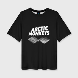 Женская футболка oversize 3D Arctic Monkeys