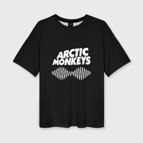 Женская футболка oversize 3D Arctic Monkeys, цвет 3D печать