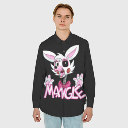 Мужская рубашка oversize 3D FNAF Mangle ФНАФ МАНГЛ - фото 2