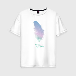 Женская футболка хлопок Oversize Дан ,последняя миссия ангела