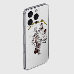 Чехол для iPhone 16 Pro силиконовый с защитой камеры Metallica - фото 2