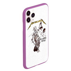 Чехол для iPhone 11 Pro Max матовый Metallica - фото 2
