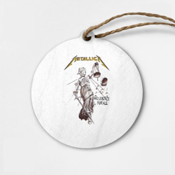 Деревянная игрушка круг Metallica