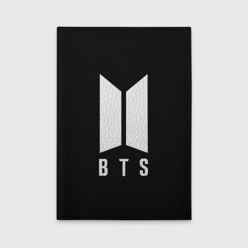 Обложка для автодокументов BTS лого белое