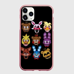 Чехол для iPhone 11 Pro матовый Five Nights at Freddy