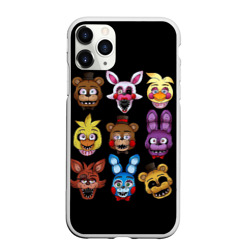Чехол для iPhone 11 Pro Max матовый Five Nights at Freddy